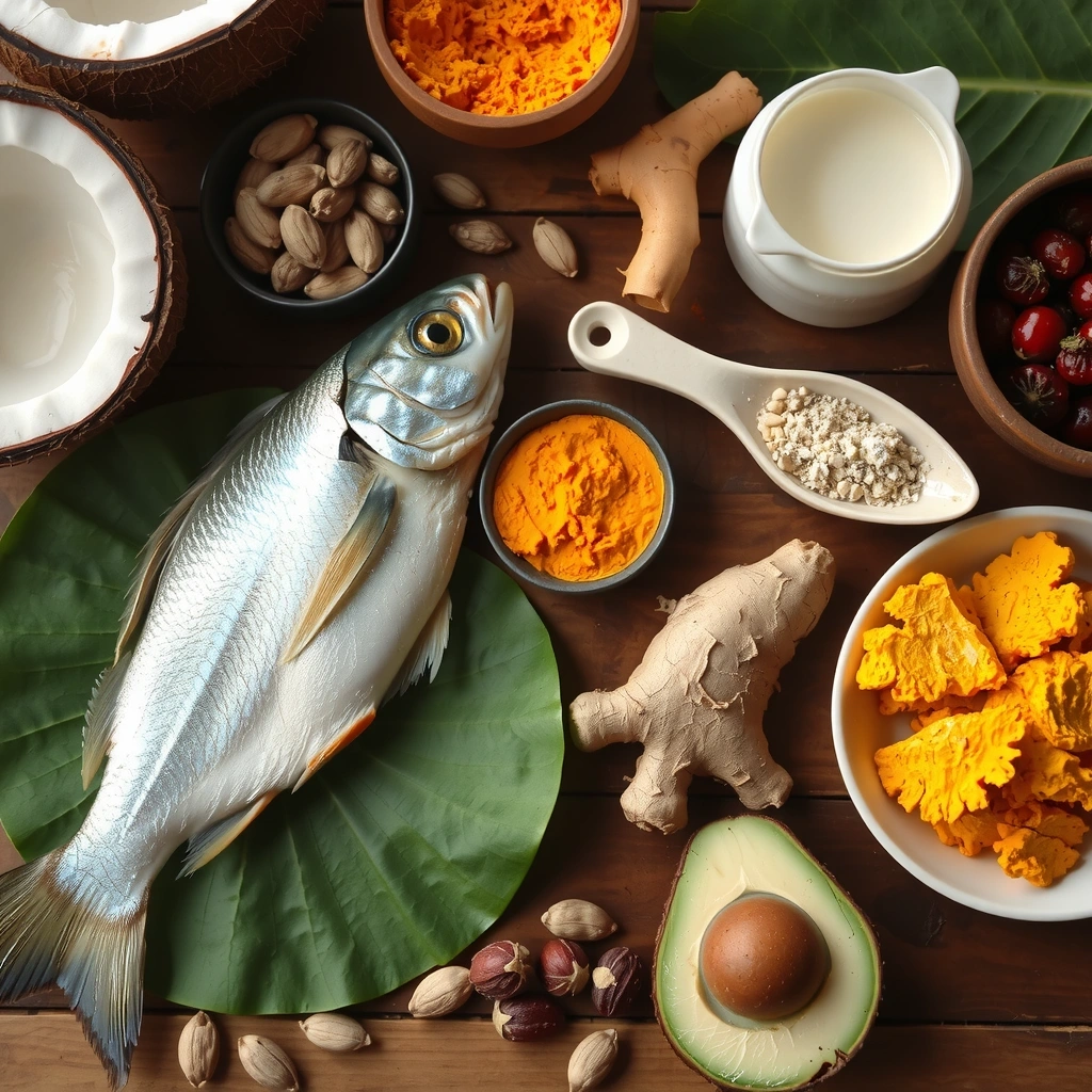 Traditional Indonesian ingredients aligned with paleo primal eating principles