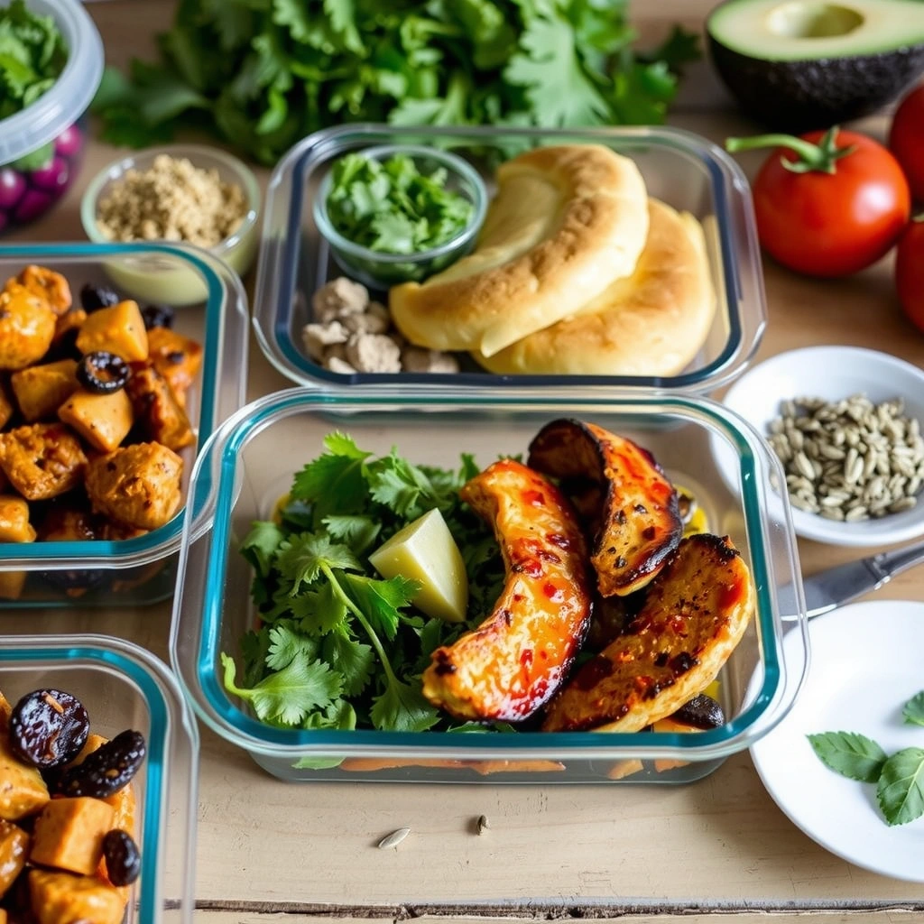 Weekly paleo meal prep with Indonesian dishes